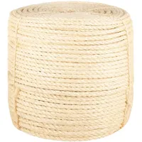 VidaXL Seil 100% Sisal 8 mm 25 m