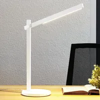 LINDBY LED Tischlampe Loretta Dimmbar (Modern) in Weiß 1-flammig