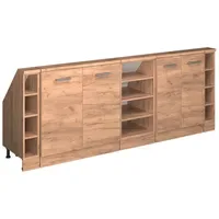 Vicco Dachschrägenschrank-Set Rion 210 x 83,8 x 46 cm