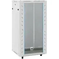 VidaXL 22U Netzwerkschrank auf Rollen 19" IP20 60x60x120 cm
