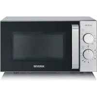 Severin MW 7576 Flachbett Silber