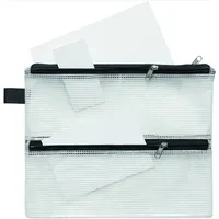 FolderSys Vierkammer-Kleinkrambeutel schwarz 200 x 245 x 0 mm