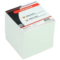 Büroring Zettelklotz 196643, 90x90mm, grau, REC Papier, 650 Blatt,