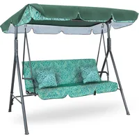 Aga24 Aga MAJKA Hollywoodschaukel Prestige Grün, Gartenschaukel 200 kg