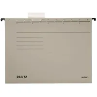 Leitz Hängemappe ALPHA, grau, seitlich offen, Karton: 275g