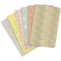 Clairefontaine 6x Notizbuch 11x17cm 48 Blatt liniert, sortiert 193006C