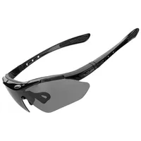 ROCKBROS photochrome UV400-Fahrradbrille – schwarz