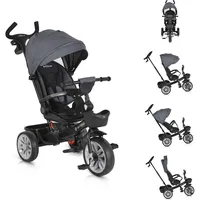 Byox Space 3 in 1 Dreirad Getränkehalter, Korb, Schiebegriff,