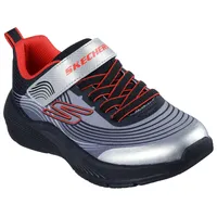 SKECHERS Microspec Advance Kinder Schwarz/Silber 29