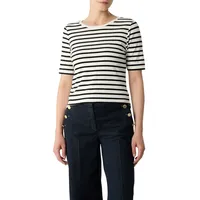 Comma, T-Shirt, weiß, 40