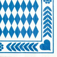 Papstar 20 Servietten, 33 cm x 33 cm "Bayrisch