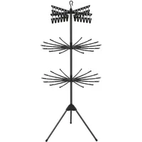 Costway 3-stufiger Wäscheständer 1,78 m schwarz