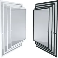 Grafner Grafner® Insektenschutz Fliegengitter 110x130 cm Fenstergitter weiss IS11073