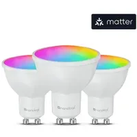 Nanoleaf Essentials Matter WLAN Smart Bulb 3PK 3W GU10