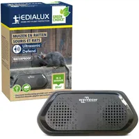 Edialux Ultraschall-Nagetiervertreiber, Mäuse- und Ratten - für drinnen und