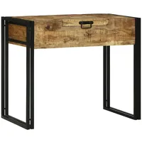 VidaXL Schminktisch 90x50x75 cm) Massivholz Mango