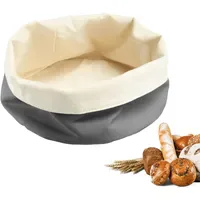 Westmark Brottasche Rund 20 cm Anthrazit/Beige, 6814227A