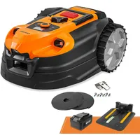 LAWNMASTER VBRM18AMID4R mähroboter ohne begrenzungskabel für bis zu 800m2