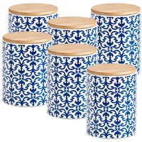 Zeller Vorratsdose rund mehrfarbig Ø 11 x 15,3 cm