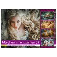 Calvendo Märchen im modernen Stil (Tischkalender 2026 DIN A5