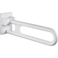 Normbau Stützklappgriff Normbau aus Nylon, weiß, 600 mm -