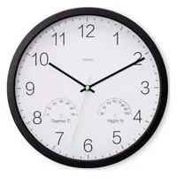 Hama Wanduhr 30 cm 00185885 schwarz
