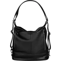 Samantha look Cityrucksack echt Leder, Made in Italy Samantha