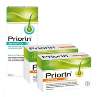 Priorin Kapseln 2 x 120 St.  und Shampoo 200