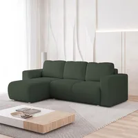 Masseno Ecksofa RINOVA mit Schlaffunktion L-Form, Sofa mit Bettkasten,