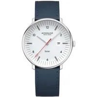 Mondaine Doppio Solar Edelstahl 41 mm MLE.41910.LDV