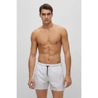 Boss Black Herren Badeshorts weiß weiß, Frühjahr/Sommer 2025