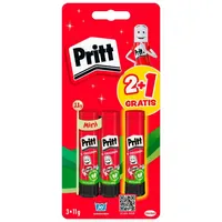 PRITT Klebestift transparent 3 x 11 g