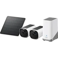 Eufy eufyCam E40 2-Kamera-Set + HomeBase S380 + Solarpanel