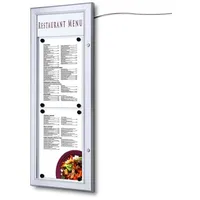 Showdown Displays Showdown Speisekartenhalter LED Outdoor - 2x DIN