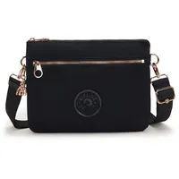 Kipling Umhängetasche Charm + Crossbody Bag Black Rose Spice