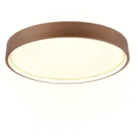 Trio LED Deckenleuchte Doha 1 rund braun
