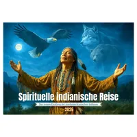 Calvendo Spirituelle indianische Reise (Wandkalender 2026 DIN A4 quer),