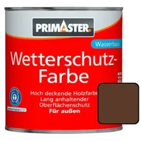Primaster Wetterschutzfarbe 2,5 L dunkelbraun