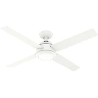 Hunter Fans DC Deckenventilator Greta Weiss mit LED &