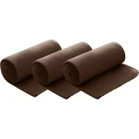 Wometo 3er Set Polar Fleecedecke 130x160 ca. 400g mit