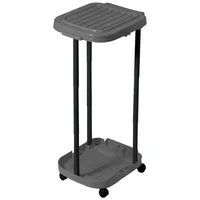 TONTARELLI Müllsackhalter Zappy mit Rollen schwarz-anthrazit Müllsackständer