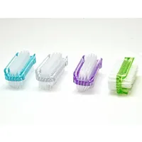 Humbert & Brandt GmbH Handwaschbürste doppelseitig Nagelbürste Schrubber Transparent