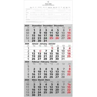 Adina 2026 Adina Wandkalender Viermonatskalender mit Tagesanzeiger 60x30cm