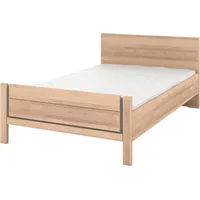 Musterring Holzbett MUSTERRING "Sorrent, Bettgestell, Bettrahmen, teilmassiv Eiche", braun