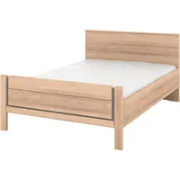 Musterring Holzbett MUSTERRING "Sorrent, Bettgestell, Bettrahmen, teilmassiv Eiche", braun