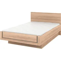 Musterring Holzbett MUSTERRING "Sorrent, Bettgestell, Bettrahmen, teilmassiv Eiche", braun