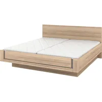 Musterring Holzbett MUSTERRING "Sorrent, Bettgestell, Bettrahmen, teilmassiv Eiche", braun