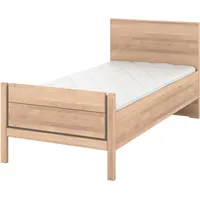 Musterring Holzbett MUSTERRING "Sorrent, Bettgestell, Bettrahmen, teilmassiv Eiche", braun