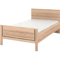 Musterring Holzbett MUSTERRING "Sorrent, Bettgestell, Bettrahmen, teilmassiv Eiche", braun