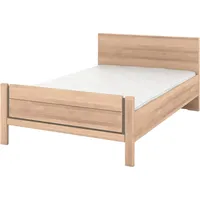 Musterring Holzbett MUSTERRING "Sorrent, Bettgestell, Bettrahmen, teilmassiv Eiche", braun